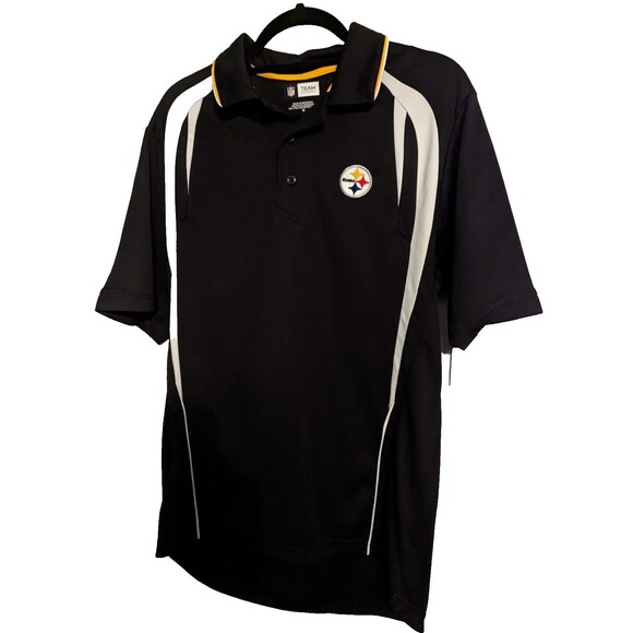 Steelers knit shirt men's size med preowned - Picture 2 of 3